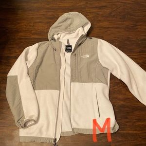 White North face jacket